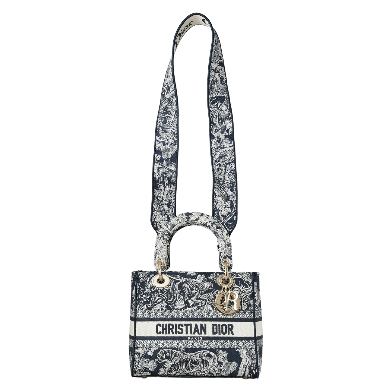 CHRISTIAN DIOR(USED)크리스찬디올 레이디 D LITE 미디엄 백